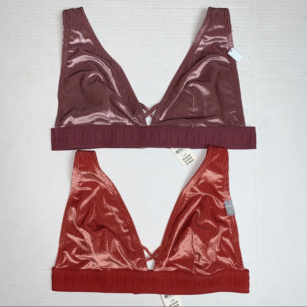 NWT Victoria’s Secret Pink Bralette Set
